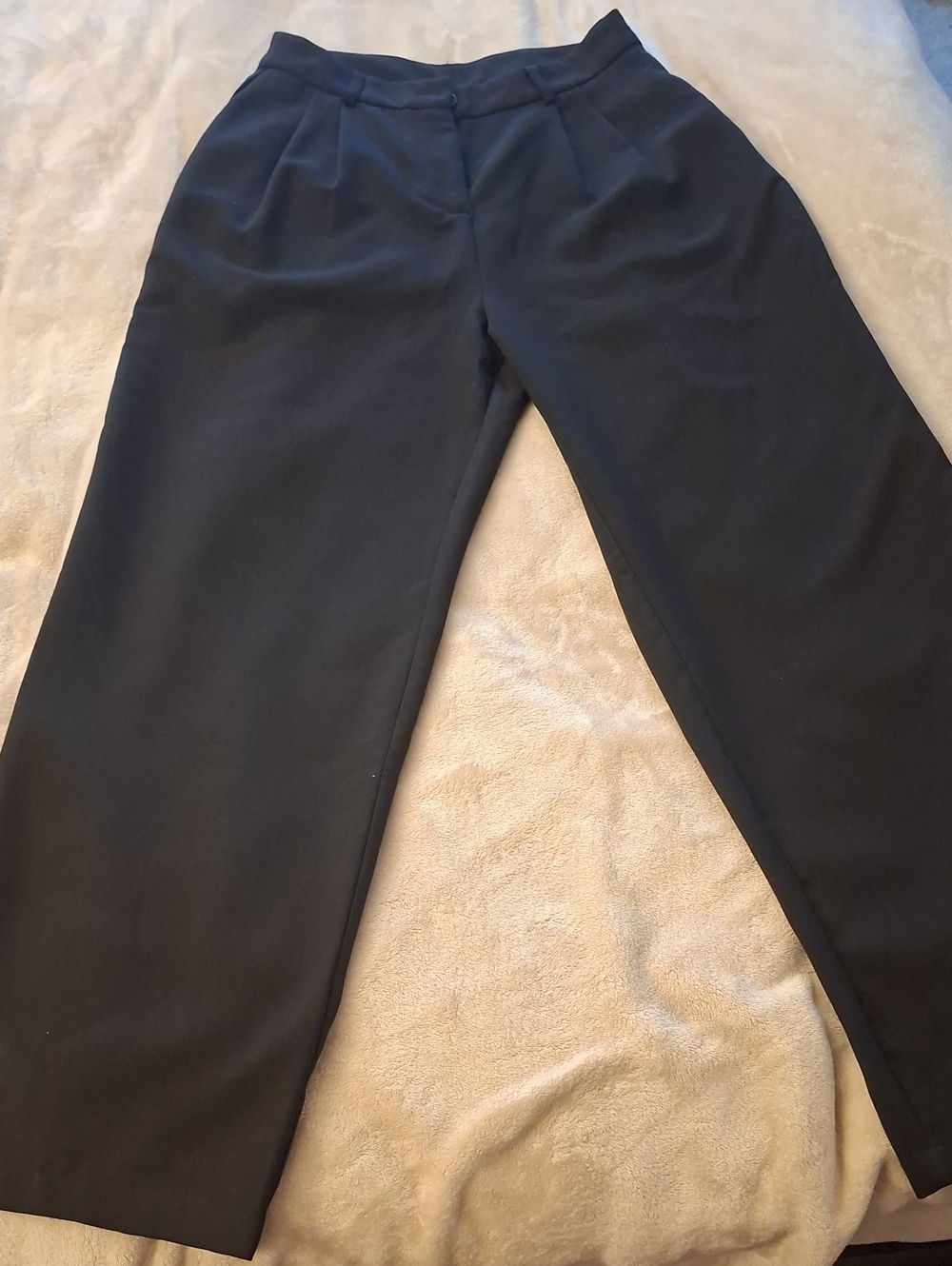 Wide Leg Black Women's Dress Pants - Classic Work-to-Weekend